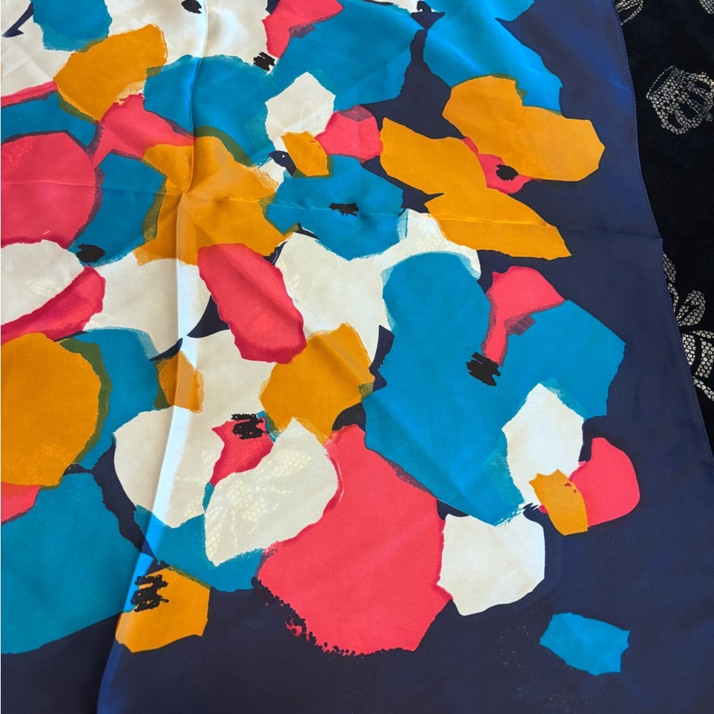 Colorful Abstract Women's Scarf - Picture 2 of 4